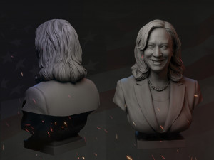 kamala harris v1 Modelo de Impressão 3D