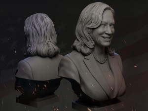 kamala harris v1 Modelo de Impressão 3D