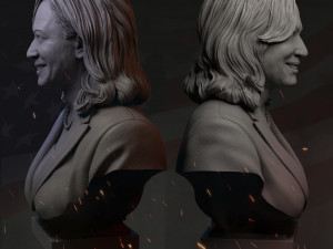 kamala harris v1 Modelo de Impressão 3D
