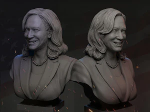 kamala harris v1 3D Print Model