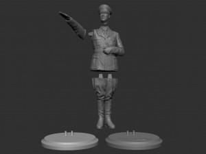 Adolf hitler 3d print model Modèles 3D en vedette
