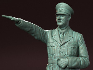 Adolf hitler 3d print model Modèles 3D en vedette