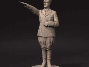 Adolf hitler 3d print model Modèles 3D en vedette