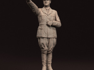 Adolf hitler 3d print model Modèles 3D en vedette