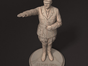 Adolf hitler 3d print model Modèles 3D en vedette