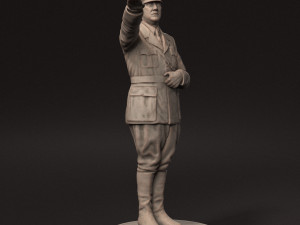 Adolf hitler 3d print model Modèles 3D en vedette