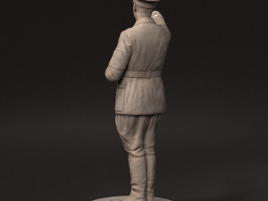 Adolf hitler 3d print model Modèles 3D en vedette