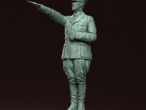 Adolf hitler 3d print model Modèles 3D en vedette