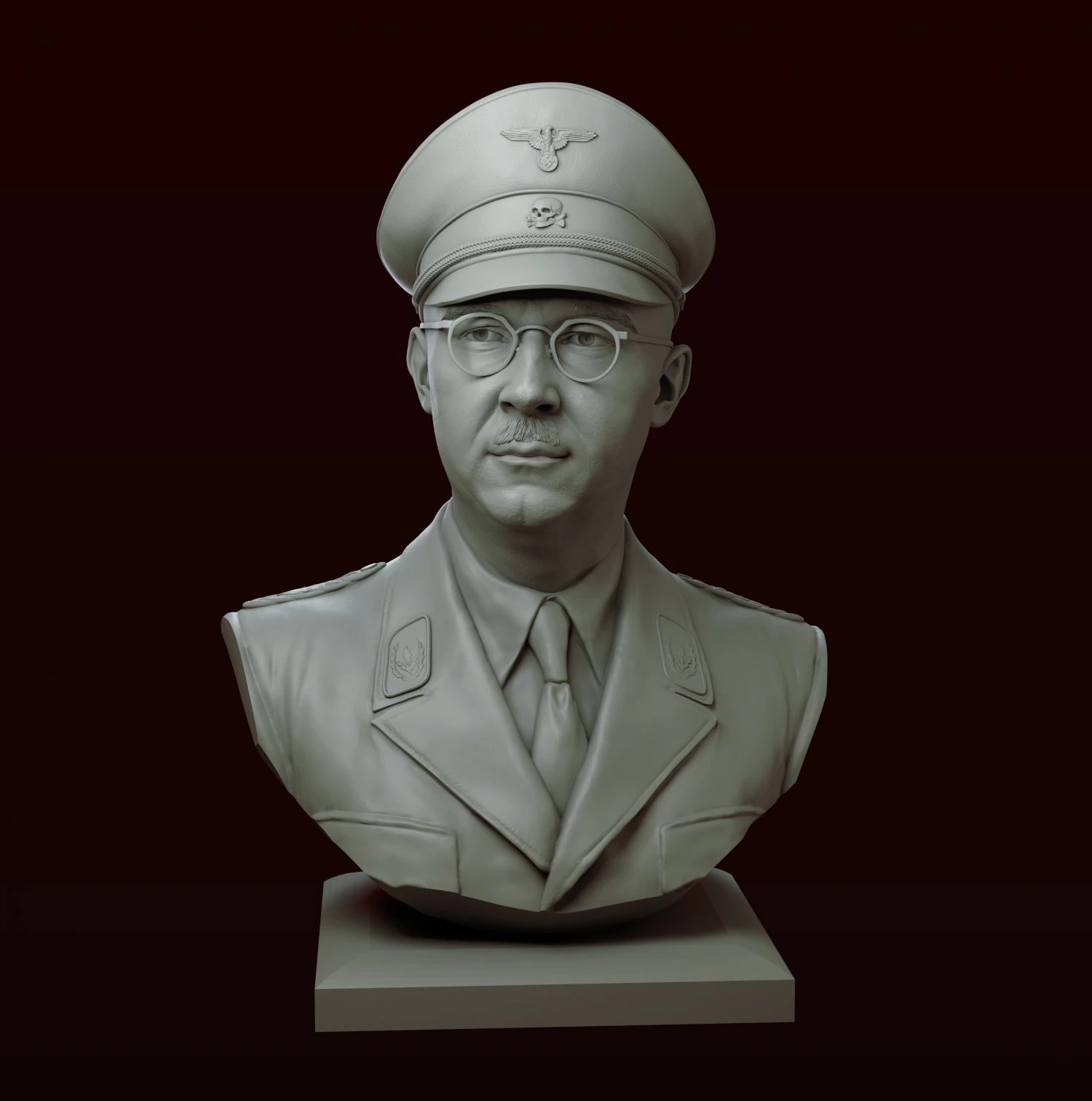 Heinrich himmler 3D Print Model .c4d .max .obj .3ds .fbx .stl .blend 