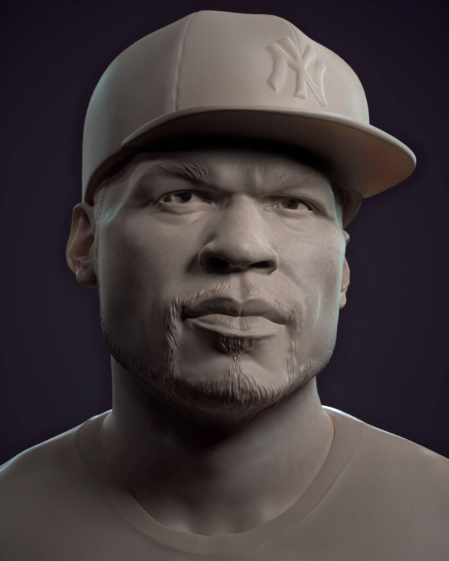 50 CENT 3D print model 3D Print Model .c4d .max .obj .3ds .fbx .stl .blend 