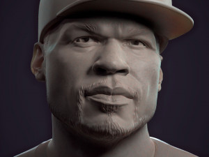50 CENT 3D print model 3Dプリントモデル