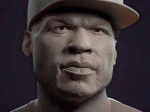 50 CENT 3D-printmodel 3D printmodel