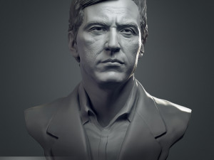 Al Pacino bust Modèles 3D en vedette