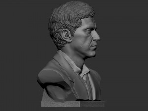 Al Pacino bust Modèles 3D en vedette