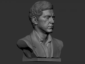 Al Pacino bust Modèles 3D en vedette