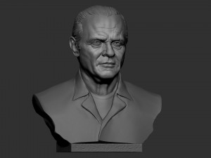 Anthony Hopkins Modelo de impresión 3D