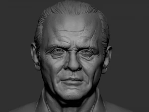 Anthony Hopkins 3D Print Model