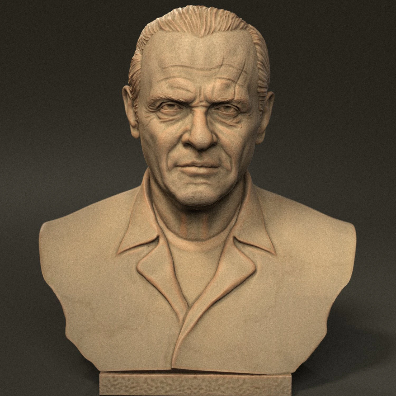 Anthony Hopkins 3D Print Model .c4d .max .obj .3ds .fbx .stl .blend