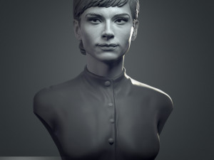 Audrey Hepburn 3D Print Model