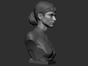 Audrey Hepburn 3D-printmodel
