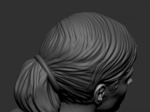 Audrey Hepburn 3D-printmodel