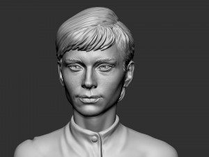 Audrey Hepburn 3D-printmodel
