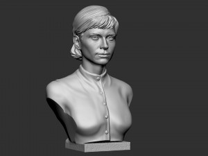 Audrey Hepburn 3D-printmodel