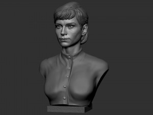 Audrey Hepburn 3D-printmodel