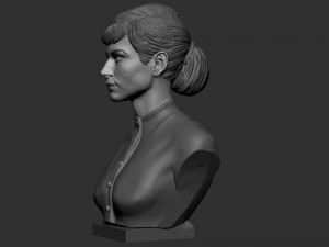 Audrey Hepburn 3D-printmodel