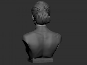Audrey Hepburn 3D-printmodel