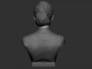 Audrey Hepburn 3D-printmodel