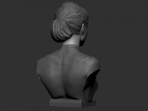 Audrey Hepburn 3D-printmodel