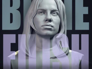 Billie Eilish 3D Baskı Modeli