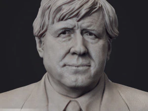 Boris Johnson 3D Druckmodell