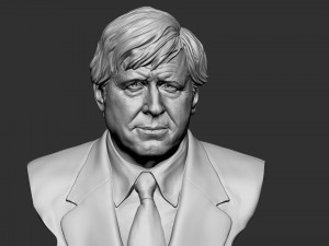 Boris Johnson 3D-printmodel