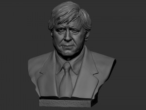Boris Johnson 3D-printmodel