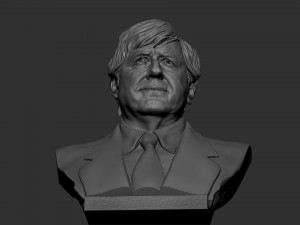 Boris Johnson 3D-printmodel