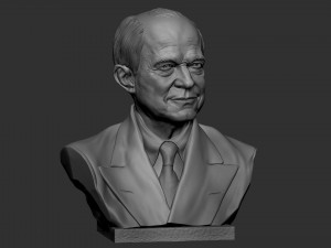 Dwight Eisenhower 3D Print Model
