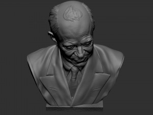 Dwight Eisenhower 3D Print Model