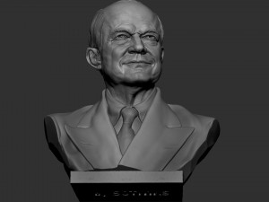 Dwight Eisenhower 3D Print Model