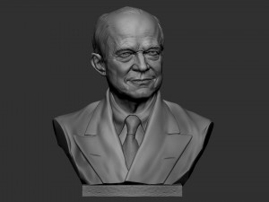 Dwight Eisenhower 3D Print Model