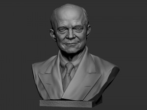 Dwight Eisenhower 3D Print Model
