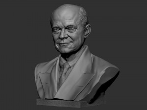 Dwight Eisenhower 3D Print Model
