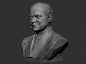 Dwight Eisenhower 3D Print Model