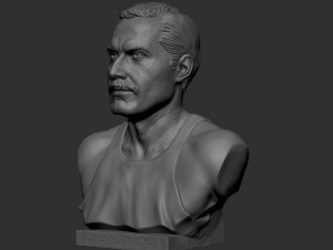 Freddie Mercury 3D 프린트 모델