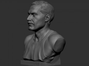 Freddie Mercury 3D 프린트 모델