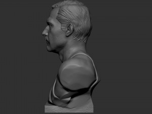 Freddie Mercury 3D 프린트 모델