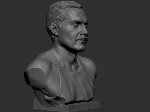 Freddie Mercury 3D 프린트 모델
