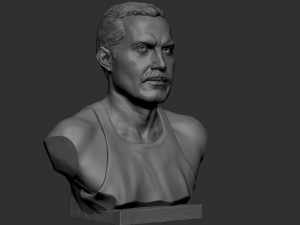 Freddie Mercury 3D 프린트 모델