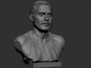 Freddie Mercury 3D 프린트 모델